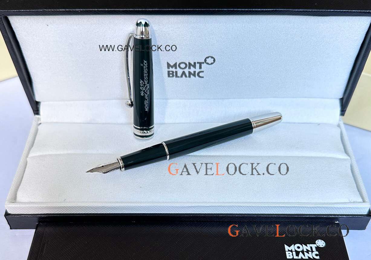 Faux Montblanc NEW Meisterstück 100th Fountain Dark Green Silver Clip Faux Montblanc NEW Meisterstück 100th Fountain Dark Green Silver Clip